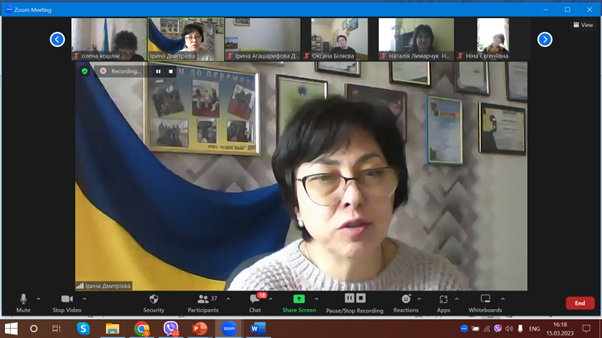 Виступ Ірини Дмитрієвої, директора КЗО СШ №24 м. Дніпра